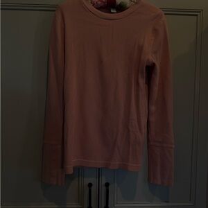 Sundance Blush Ribbed Knit Top